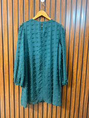 Chest 19  Length 34  Fabric chiffon Western Long Top