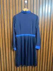 Chest 18  Length 39  Fabric silk Womens Long Top Outfit