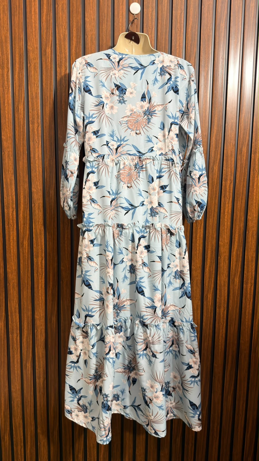 Chest 19  Lenght 52  Fabric cotton silk Western Branded Womens Long Dress