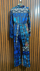 Chest 18  Lenght 55  Fabric silk jersey Western Womens Jumpsuit