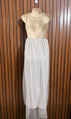 Chest medium  Lenght 55  Fabric net Womens Western Maxi Dress
