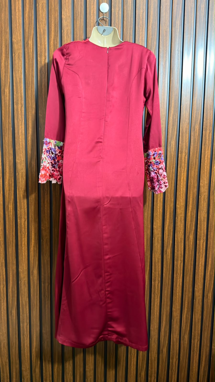 Chest 17  Lenght 51  Fabric silk Western Branded Long Dress