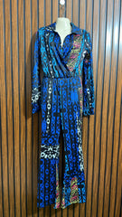 Chest 18  Lenght 55  Fabric silk jersey Western Womens Jumpsuit
