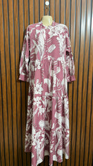 Chest 22  Lenght 57  Fabric silk Branded Womens Maxi Dress