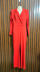 Chest 19  Lenght 56  Fabric silk jersey  jumpsuit Western Womens Jumpsuit Dress