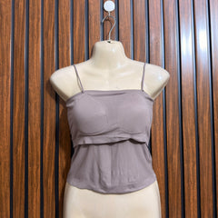 Chest 17  Lenght 15  Fabric jersey Womens Crop Top