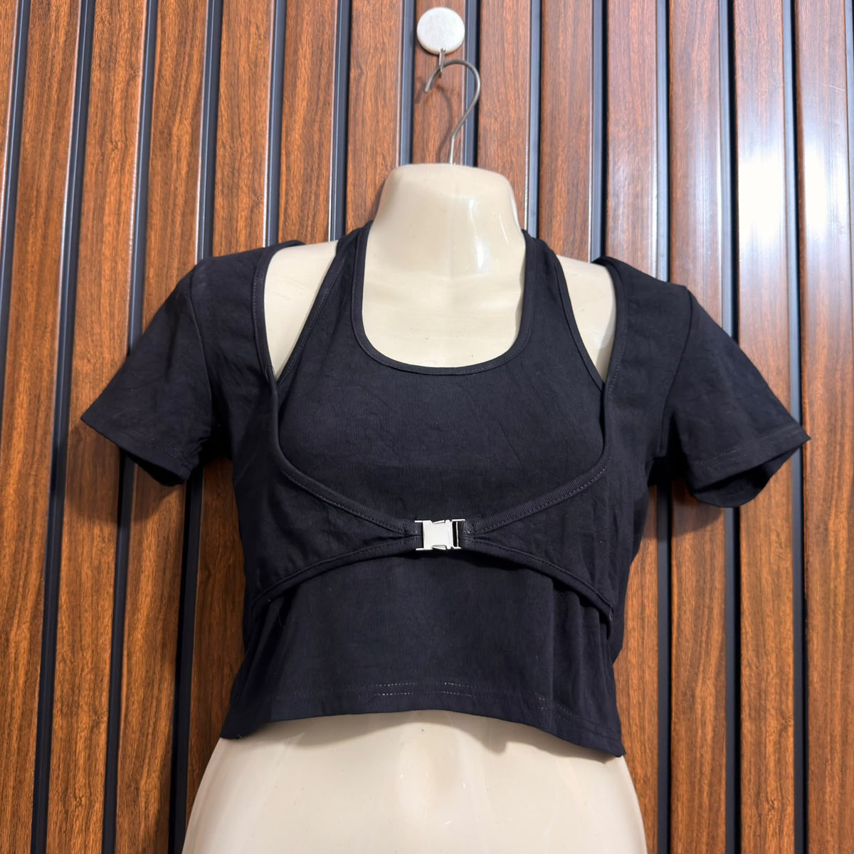 Chest 17  Lenght 14  Fabric jersey Western Womens Branded Crop Top