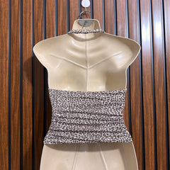 Chest 16  Lenght 16  Fabric jersey Womens Crop Top Wear