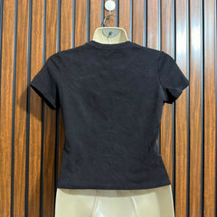 Chest 17  Lenght 17  Fabric jersey  Western Ladies Crop Tops