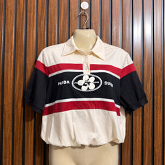 Chest 21  Lenght 18  Fabric cotton jersey Branded Womens Crop Tops