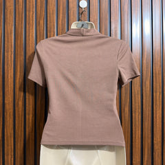 Chest 18  Lenght 20  Fabric jersey Western Womens Crop Top Wear