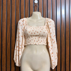 Chest 17  Lenght 12  Fabric rayon Womens Branded Crop Tops