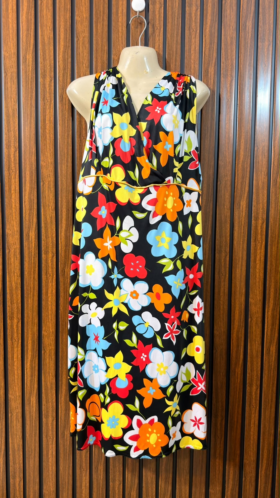 Chest 22  Lenght 42  Fabric silk jersey Western Maxi