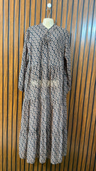 Chest 22  Lenght 56  Fabric chiffon Western Branded Womens Long Maxi Dress Wear