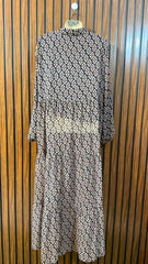 Chest 22  Lenght 56  Fabric chiffon Western Branded Womens Long Maxi Dress Wear