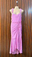 Chest 19  Lenght 49 to 56  Fabric silk jersey Western Branded Womens Long Maxi Wear Dress