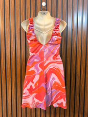 Chest 19  Lenght 31  Fabric net Branded Womens Mini Dress