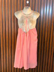 Chest 20  Lenght 37  Fabric Chiffon Womens Mini Dress