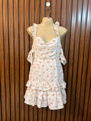 Chest 18  Lenght 30  Fabric Cotton Silk Womens Mini Dress
