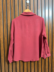 Chest 19  Length 24  Fabric Silk Western Branded Womens Top Wear