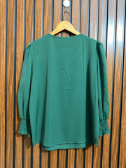 Chest 19  Length 24  Fabric Silk Western Branded Womens Top Wear