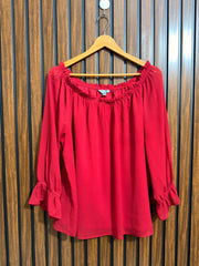 Chest 22  Length 25  Fabric Chiffon Western Branded Womens Top