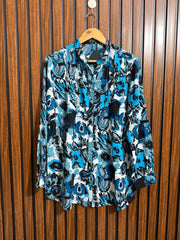 Chest 21  Length 29  Fabric Silk Western Branded Womens Top Collection