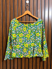 Chest 17  Length 21  Fabric Silk Western Branded Womens Top
