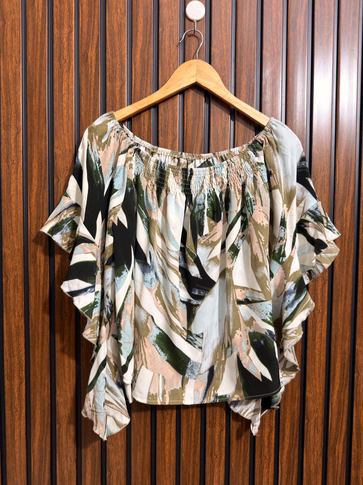 Chest 20  Length 22  Fabric Silk Western Branded Womens Top