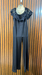 Chest 20  Lenght 56  Fabric silk jersey  jumsuit Branded Western Long jumsuit