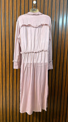 Chest 21  Lenght 50  Fabric silk Ladies Branded Maxi Dress
