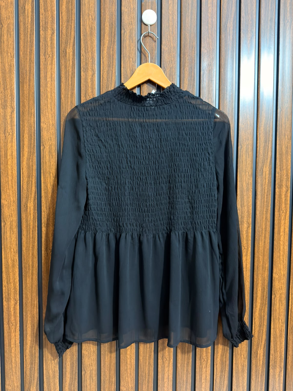 Chest 19  Lenght 24  fabric chiffon Western Branded Sleeve Top