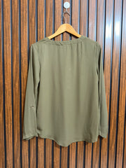 Chest 19  Lenght 25  fabric chiffon Full Sleeve Top for Ladies