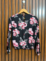 Chest 17  Lenght 21  Fabric chiffon Branded Womens Sleeve Top