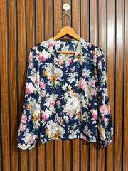 Chest 18  Lenght 23  Fabric chiffon Ladies Branded Full Top