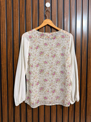 Chest 17  Lenght 24  Fabric chiffon Western Ladies Full Sleeve Top
