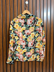 Chest 18  Lenght 24  Fabric chiffon Western Full Sleeve Womens Top