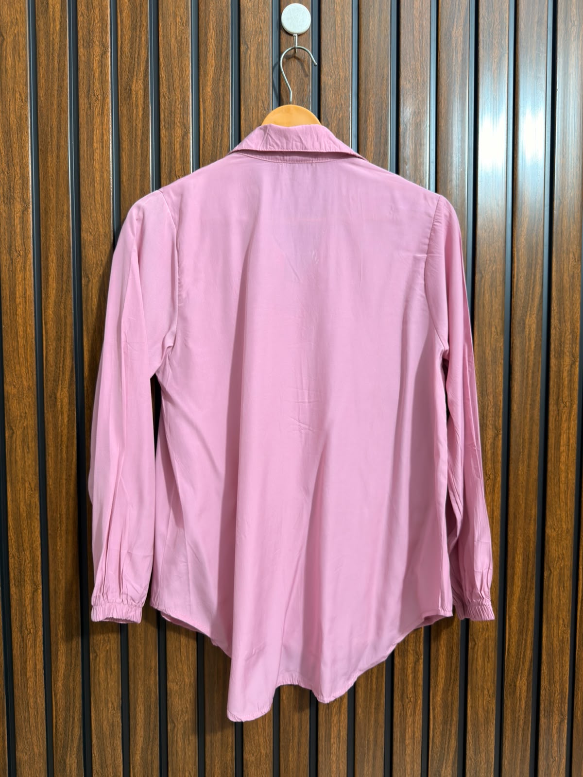 Chest 20  Lenght 24 to 29  Fabric silk Ladies long Sleeve Top