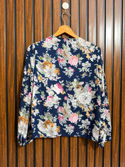 Chest 18  Lenght 23  Fabric chiffon Ladies Branded Full Top