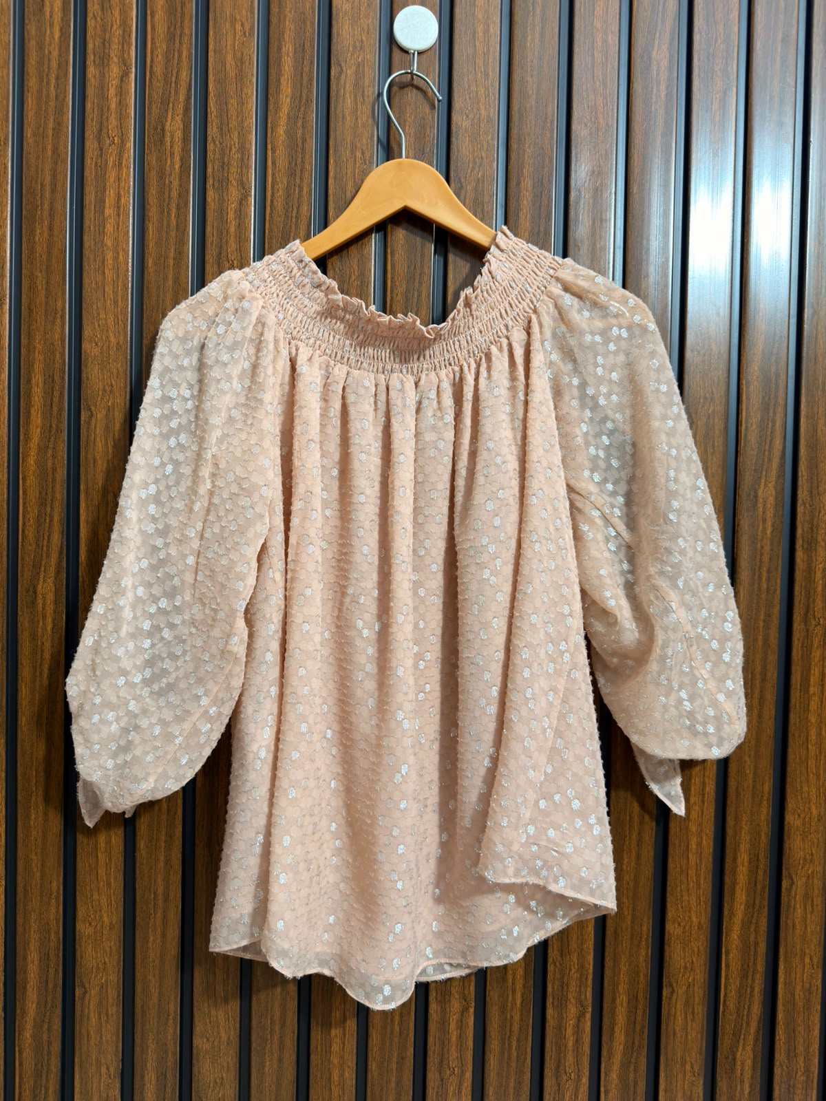Chest 19  Lenght 24  Fabric chiffon Western Branded Ladies Top
