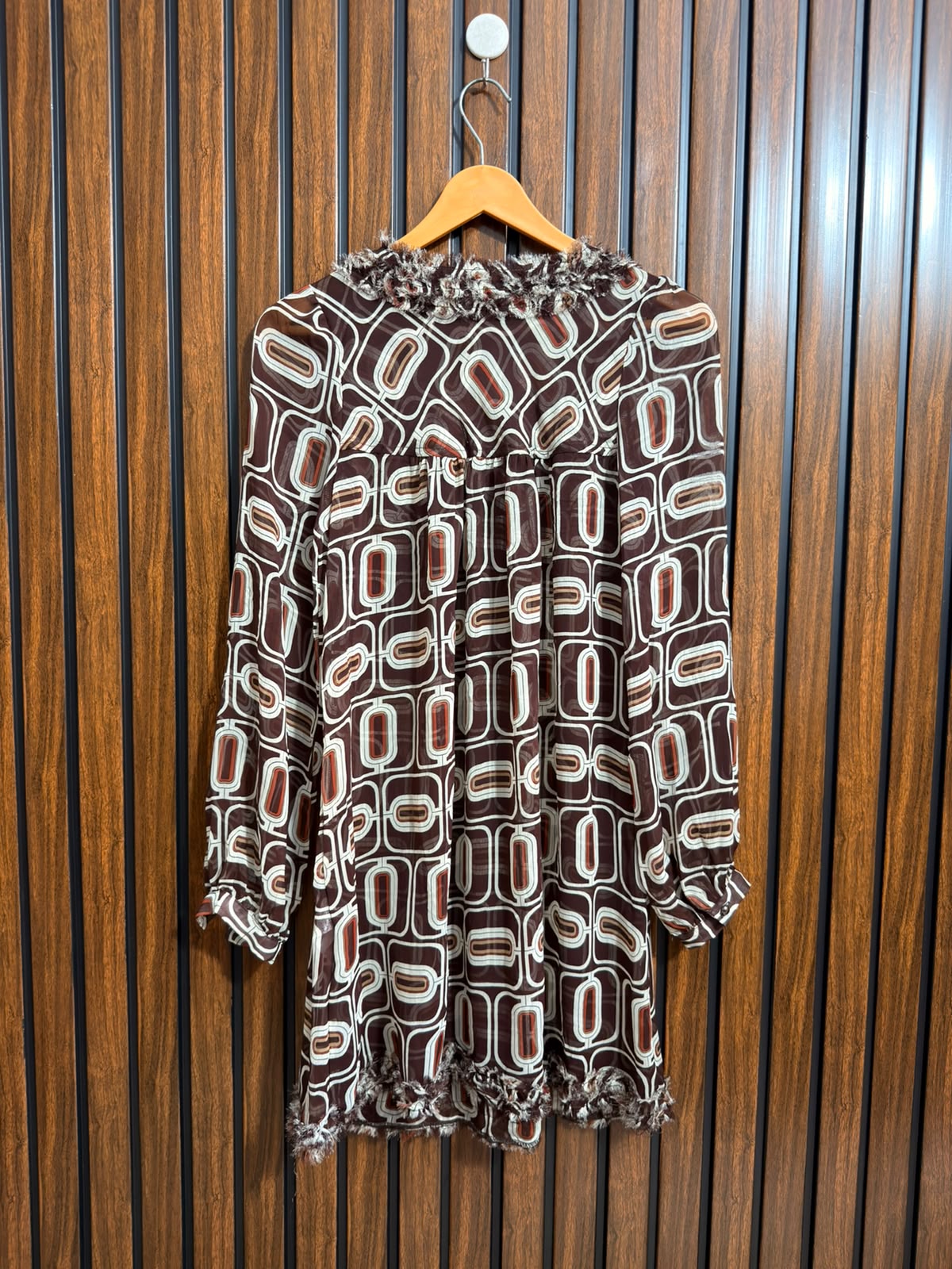Chest 17  Lenght 32  Fabric chiffon Full Sleeve Branded Womens Top