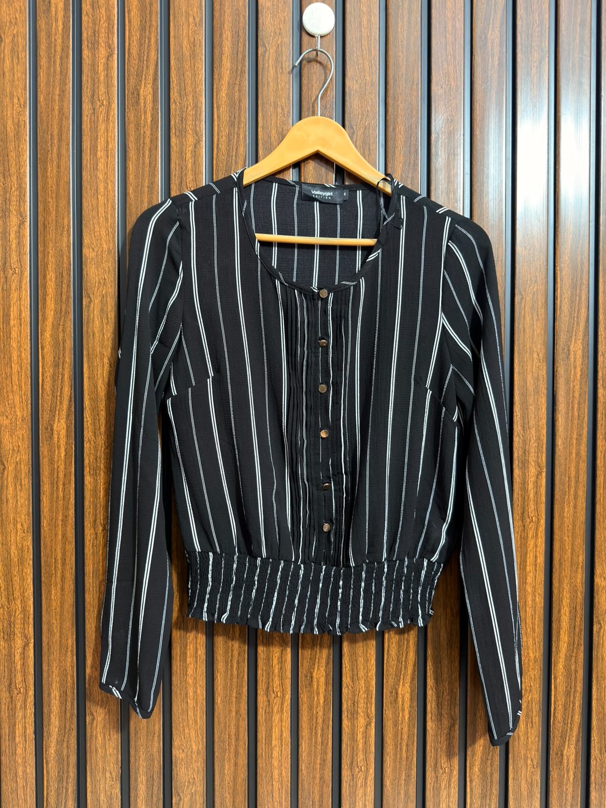Chest 17  Lenght 20  Fabric chiffon Womens Casual Full Sleeve Top