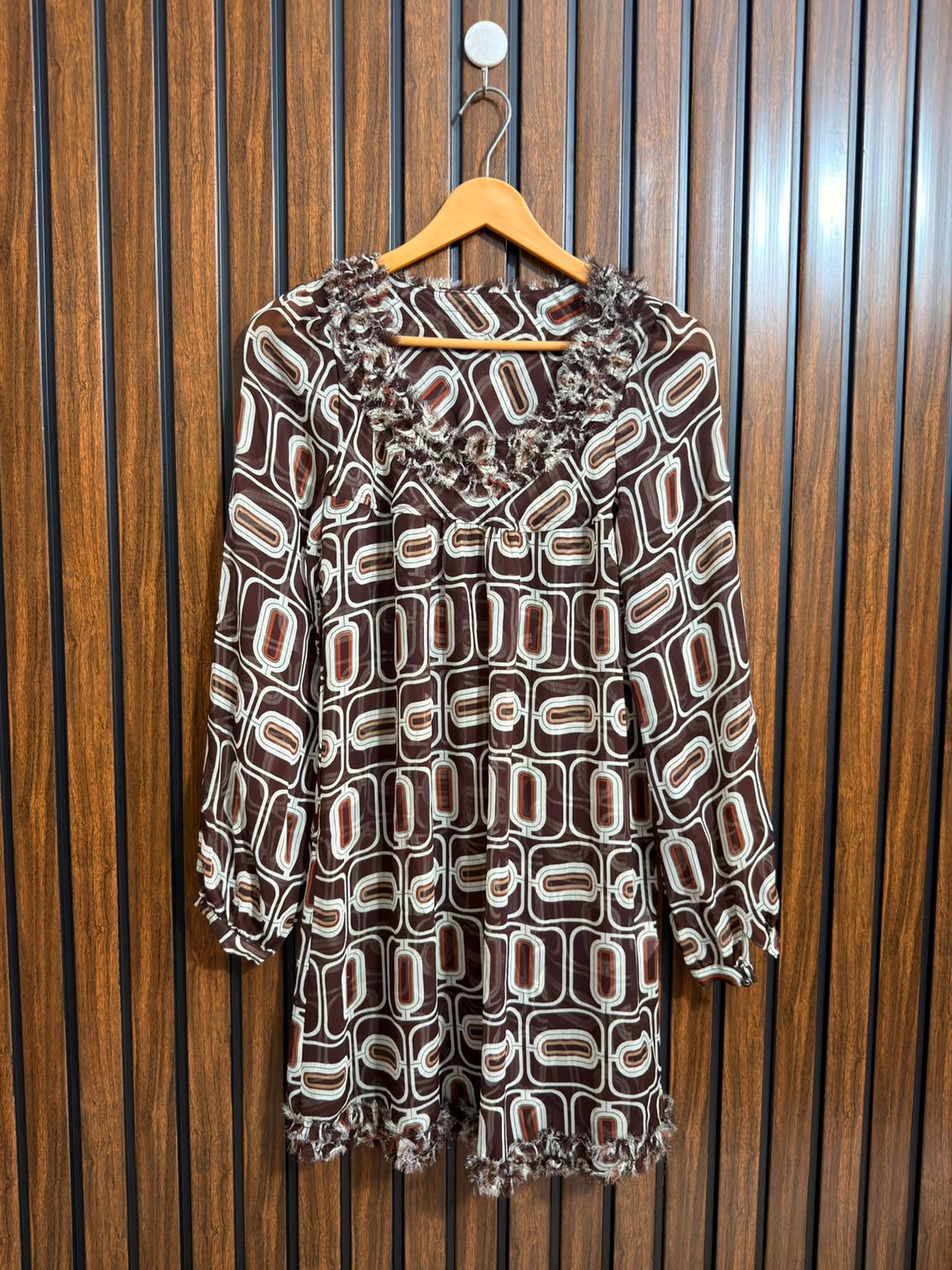 Chest 17  Lenght 32  Fabric chiffon Full Sleeve Branded Womens Top