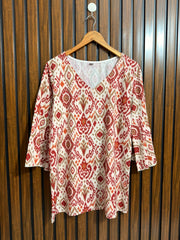 Chest 19  Lenght 29  Fabric silk Branded Womens Top