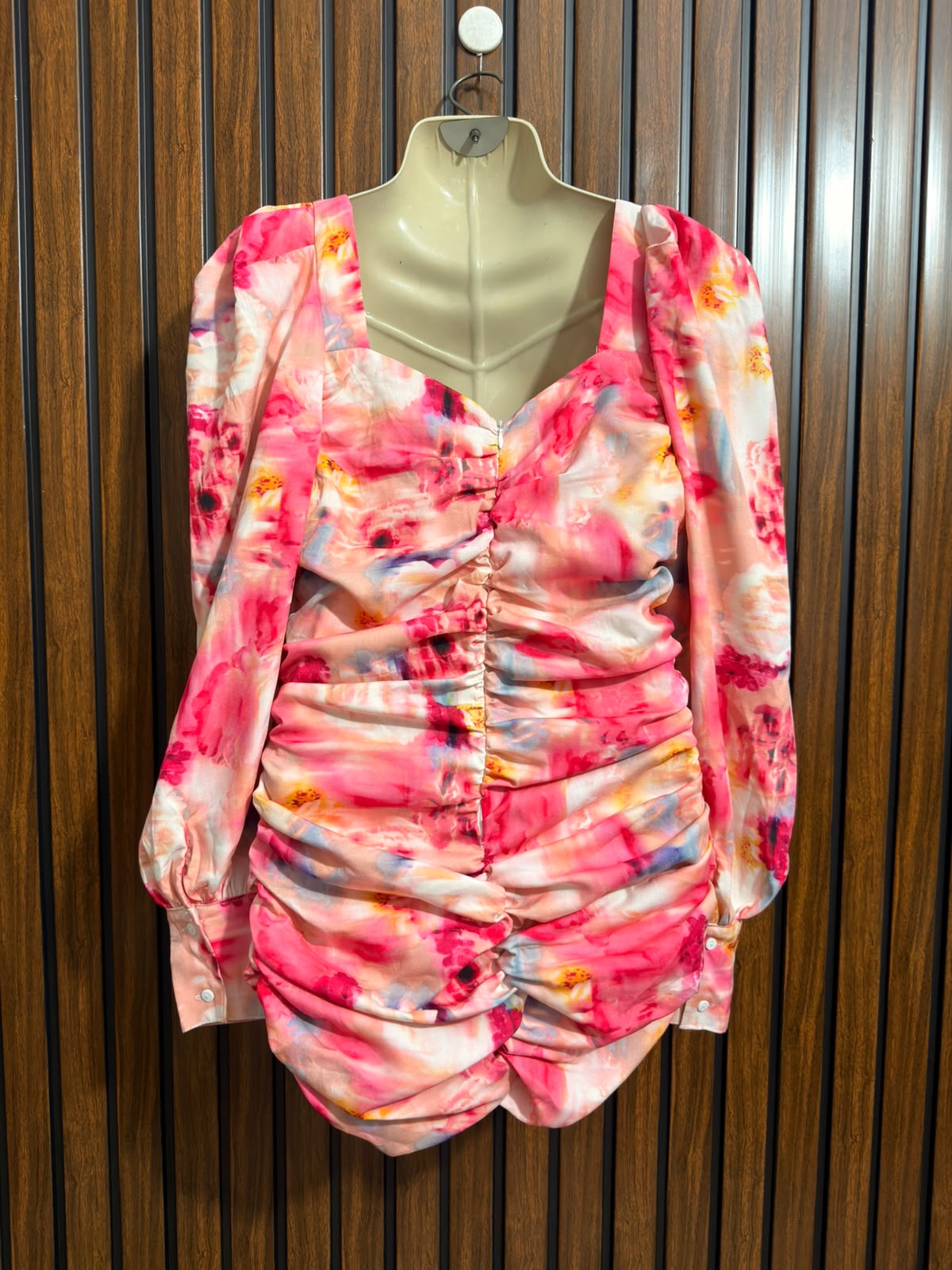Chest 16  Lenght 27  Fabric silk Western Ladies Mini Dress