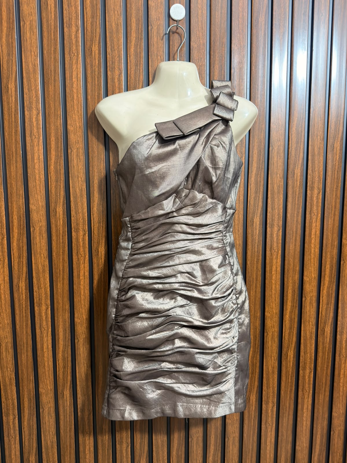 Chest 17  Lenght 33  Fabric silk Mini Dress for Women