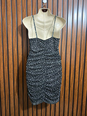 Chest 17  Lenght 31  Fabric net Womens Party Mini Dress