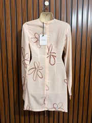 Chest 15  Lenght 33  Fabric chiffon Ladies Mini Dress