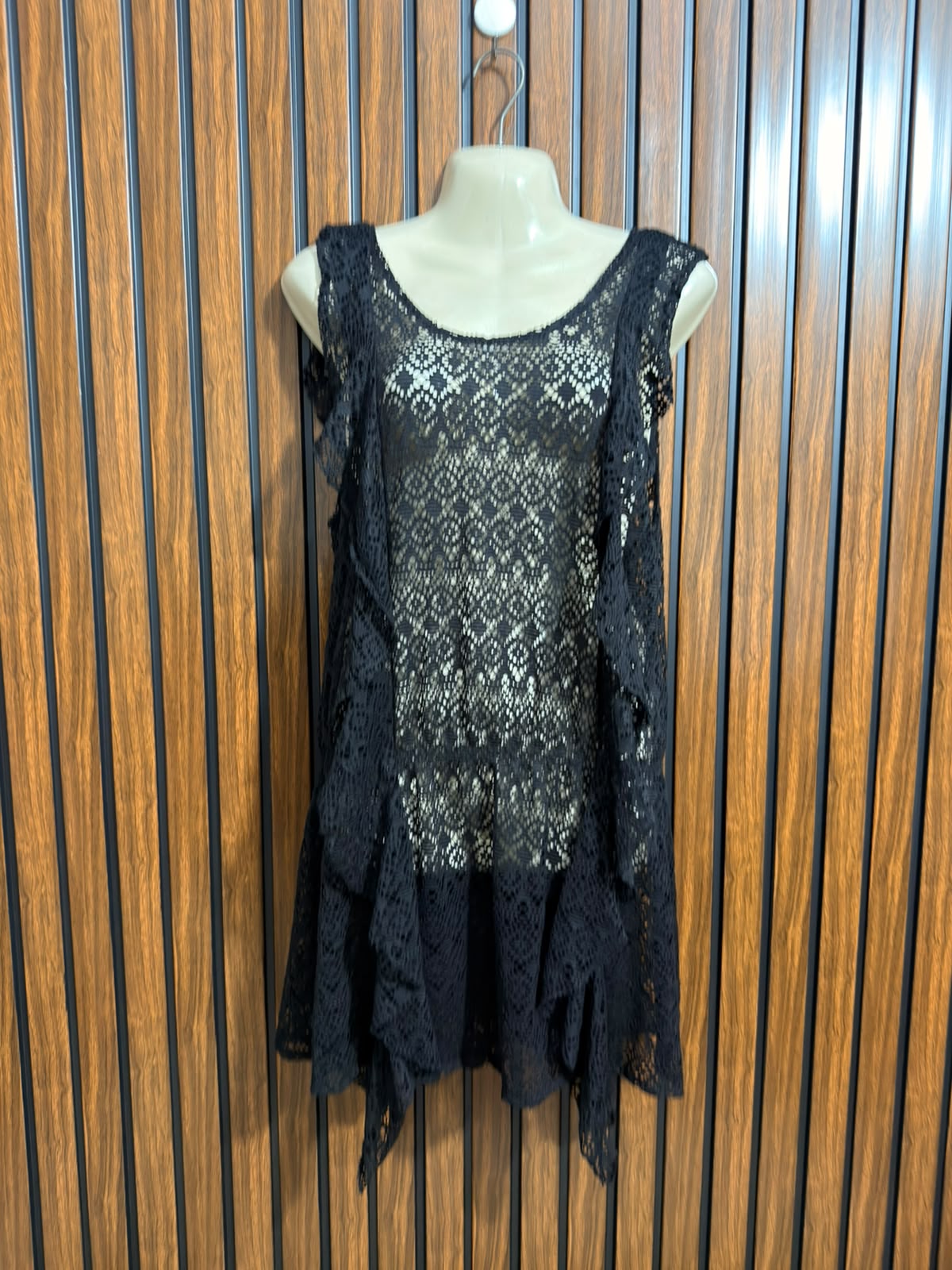 Chest 19  Lenght 33  Fabric net Ladies Mini Dress Range