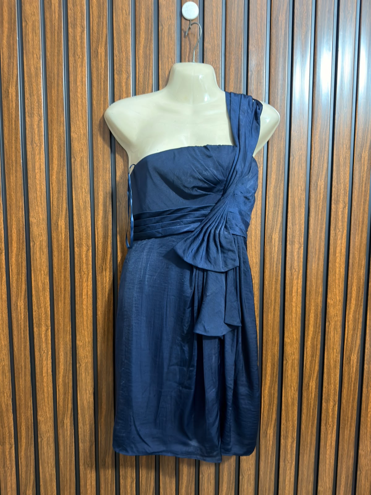 Chest 17  Lenght 33  Fabric silk Ladies Branded Mini Dress